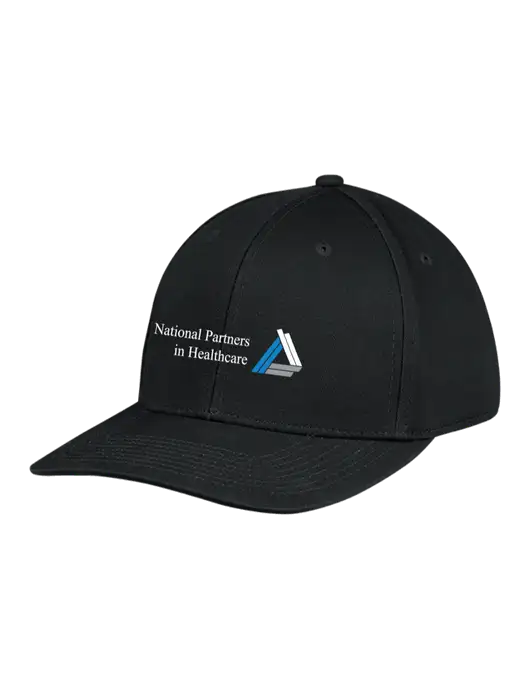 Premium Modern Structured Twill Black Snapback Cap w/NPH Logo