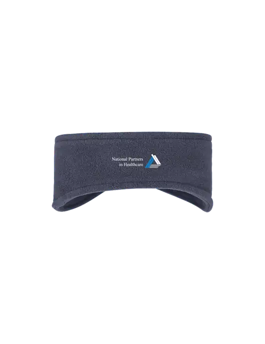 Navy Stretch Fleece Headband w/NPH Logo