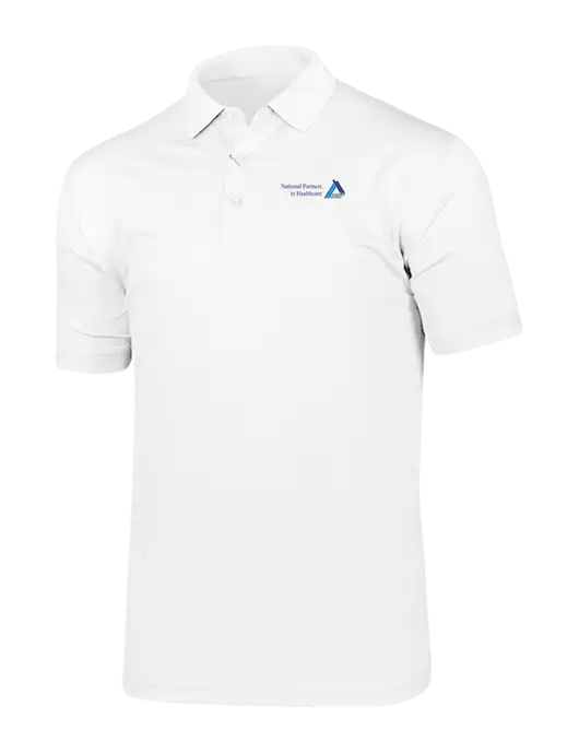 Callaway Vibrant Bright White Ventilated Polo w/NPH Logo