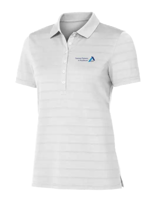 Callaway Womens Bright White Ventilated Polo w/NPH Logo