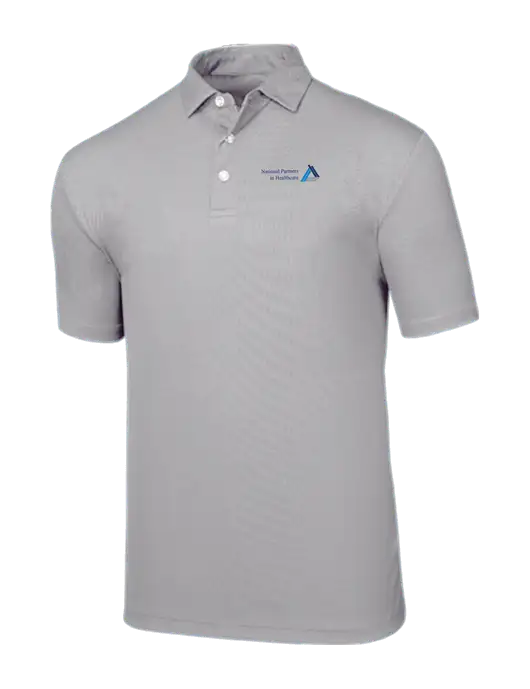 Callaway Birdseye Light Grey Polo w/NPH Logo