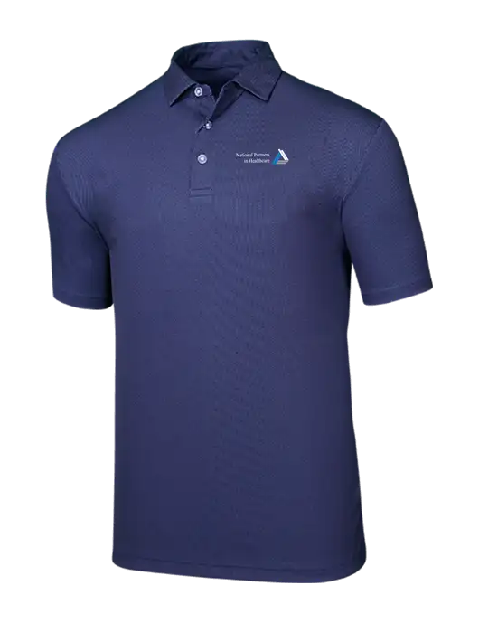 Callaway Birdseye Navy Polo w/NPH Logo