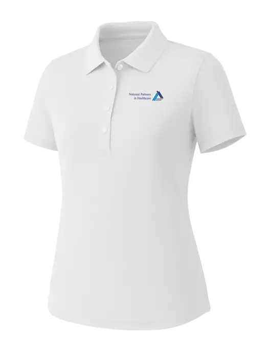 Callaway Womens Core Bright White Performance Polo w/NPH Logo