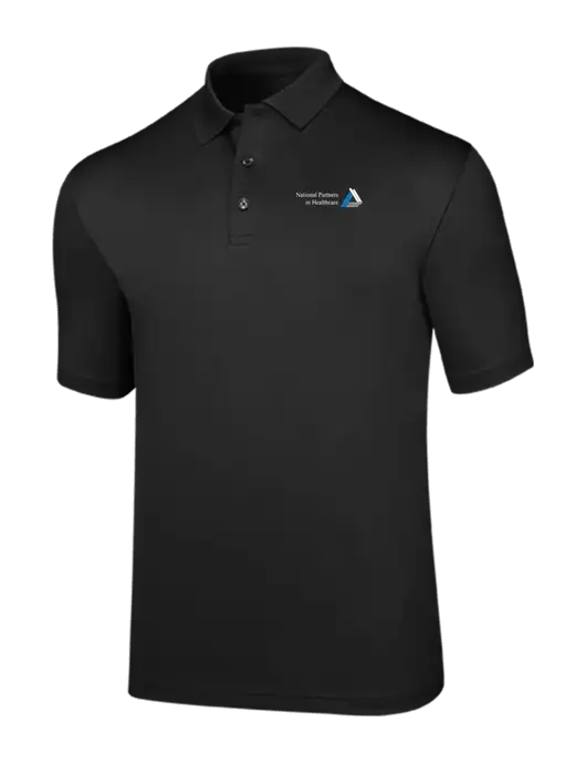 Callaway Opti-Dri Black Chev Polo w/NPH Logo