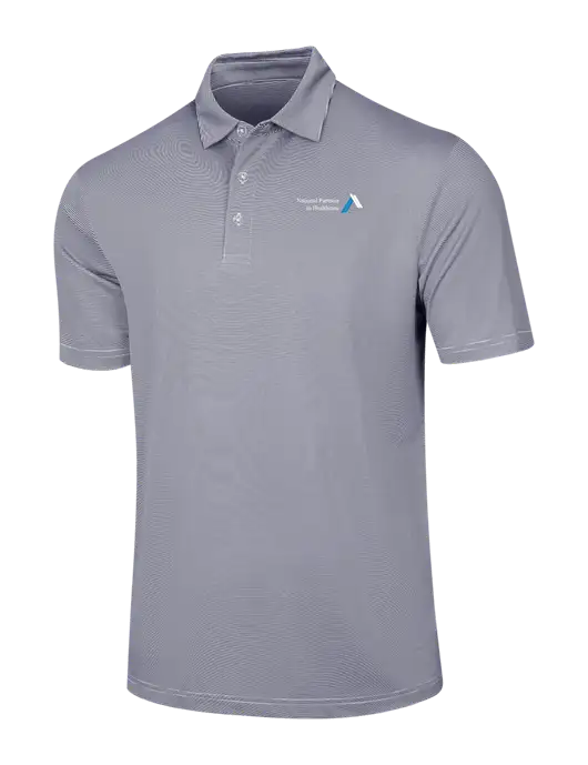 Callaway Navy Fine Line Stripe Polo w/NPH Logo