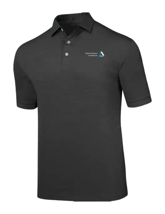 Callaway Black Fashion Tonal Polo w/NPH Logo