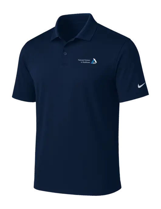 NIKE Navy Victory Solid Polo w/NPH Logo