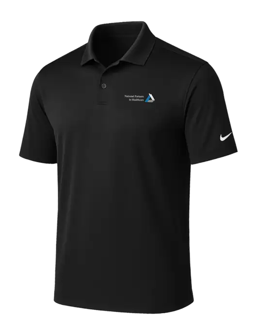 NIKE Black Victory Solid Polo w/NPH Logo