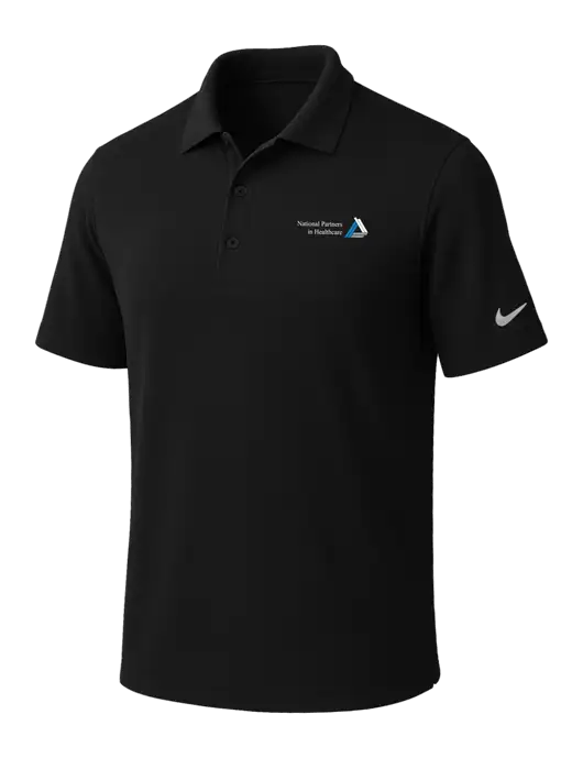 NIKE Black Dri-Fit Micro Pique Polo w/NPH Logo