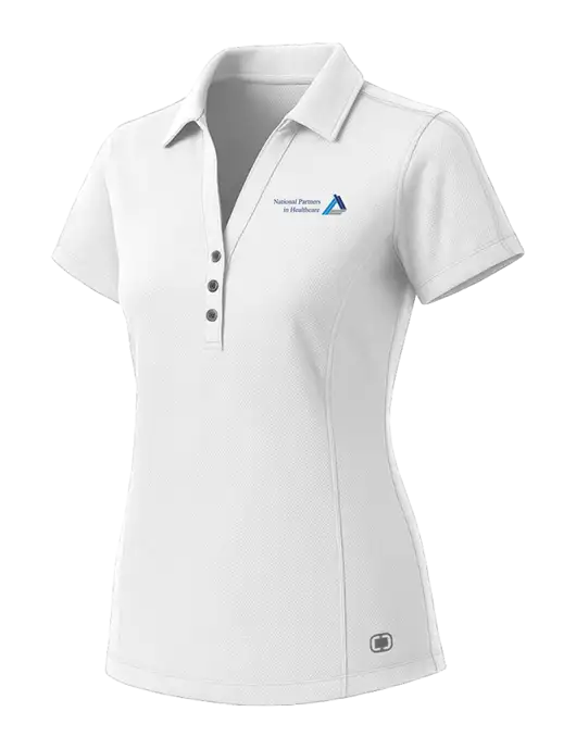 OGIO Womens White ONYX Polo w/NPH Logo