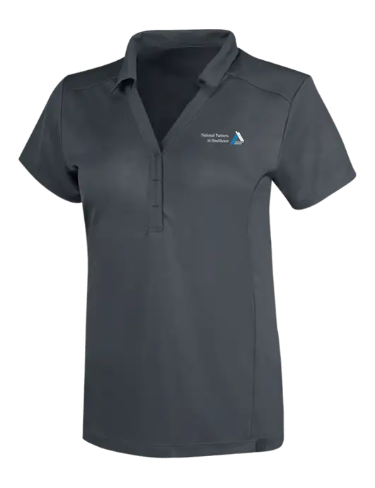 OGIO Dark Grey Womens Framework Polo w/NPH Logo