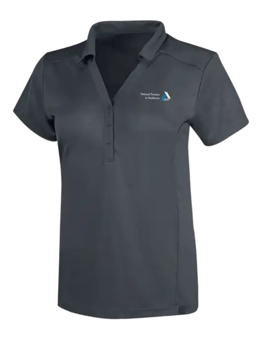OGIO Dark Grey Womens Framework Polo w/NPH Logo