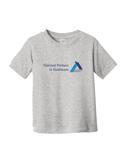 Rabbit Skins Light Grey Heather Toddler Fine Jersey Tee w/NPH Logo
