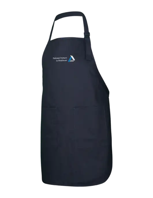 Full-Length Black Apron With Pockets w/NPH Logo