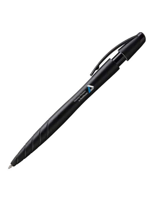 Awali Black Metallic Pen - Black Ink w/NPH Logo