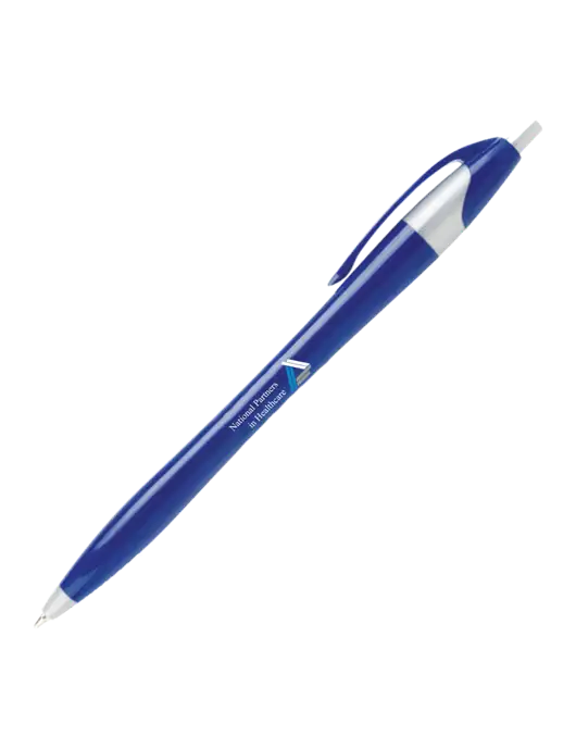 Novella Navy/Silver Corporate Pen- Blue Ink w/NPH Logo