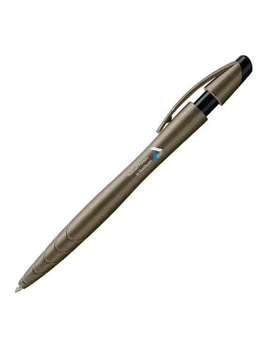 Awali Grey Metallic Pen - Black Ink w/NPH Logo