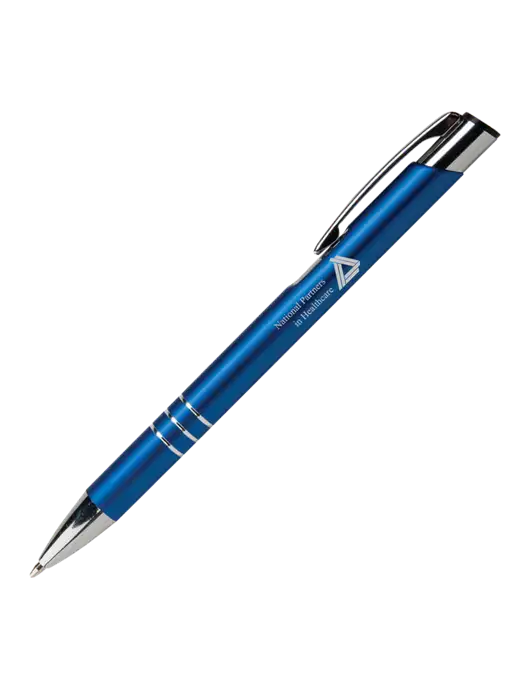 Laurent Blue Pen - Black Ink w/NPH Logo