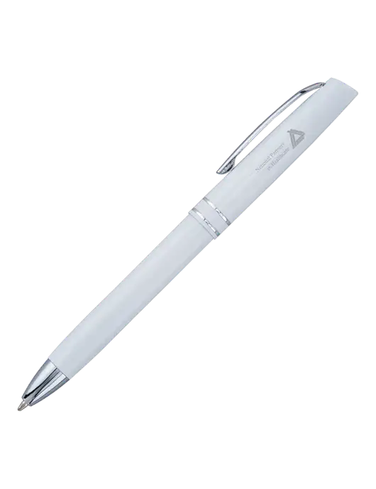 White Anguilla Black Ink Pen w/NPH Logo
