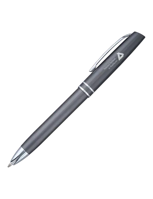 Gunmetal Anguilla Black Ink Pen w/NPH Logo