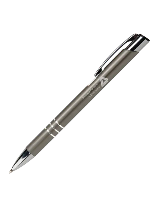 Laurent Gunmetal Pen - Black Ink w/NPH Logo