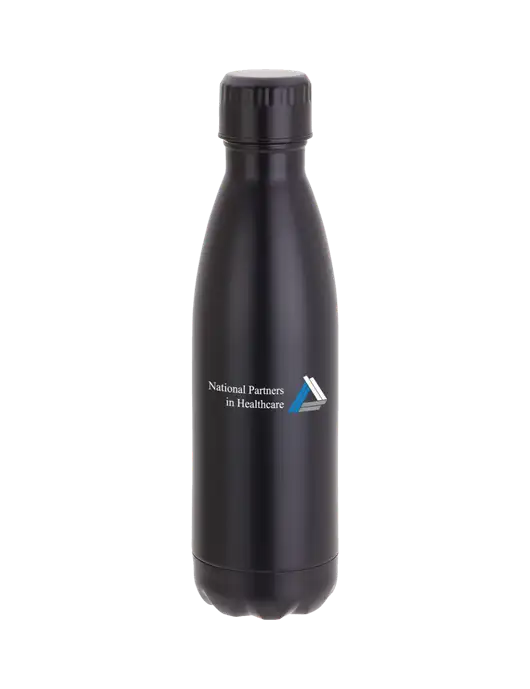 City Go Matte Black 17 oz Insulated Bottle w/NPH Logo