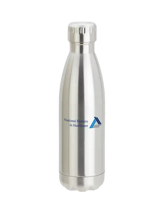 City Go Silver 17 oz Insulated Bottle w/NPH Logo