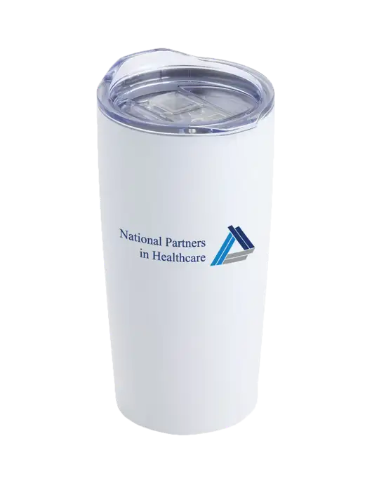 Society White 20 oz Insulated Tumbler w/NPH Logo