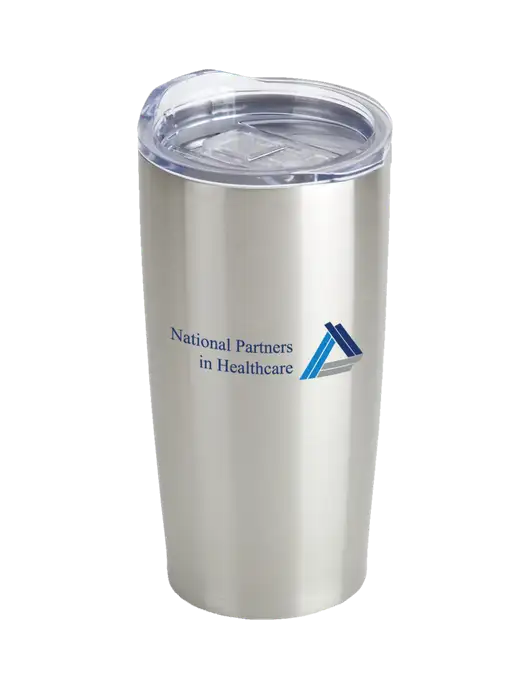 Society Silver 20 oz Insulated Tumbler w/NPH Logo