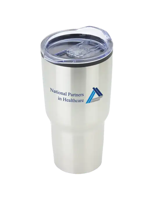 Odyssey Silver 30 oz Travel Tumbler w/NPH Logo