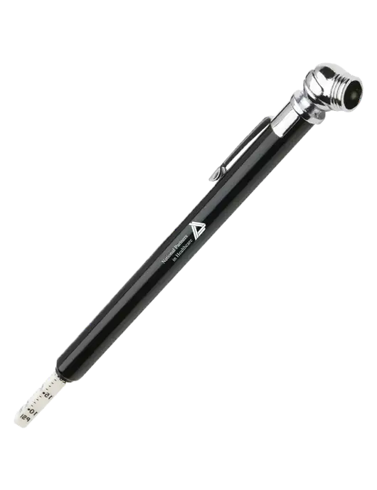 Quick View Black Tire Gauge w/NPH Logo