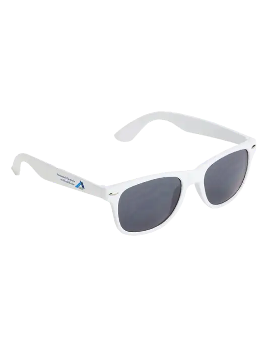 Daytona White Sunglasses w/NPH Logo