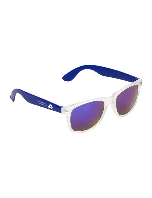 Key West Blue Mirrored Sunglasses w/NPH Logo