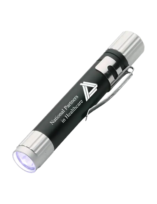 Black Aluminum LED Penlight w/NPH Logo