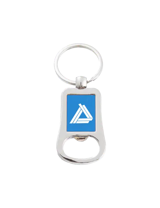 Silver & Blue Bottle Opener Keychain w/NPH Icon Logo