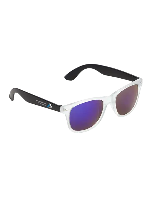 Key West Black Mirrored Sunglasses w/NPH Logo