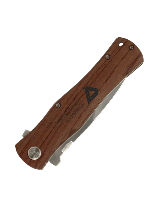 Wood Handle Knife w/NPH Logo