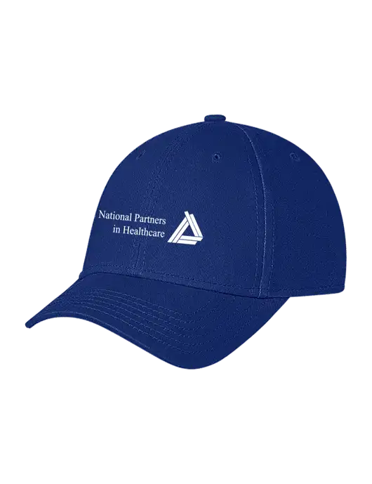 Royal Structured Soft Snap Closure Hook & Loop Cap w/NPH Logo