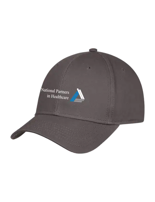 Charcoal Structured Cap Hook & Loop w/NPH Logo
