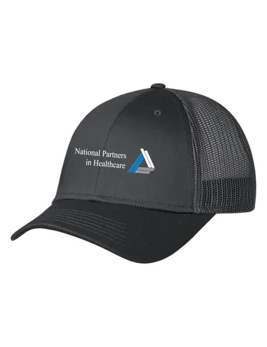 Charcoal Mesh Trucker Cap Snap Back w/NPH Logo