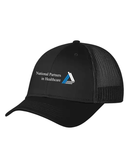 Black Mesh Trucker Cap Snap Back w/NPH Logo