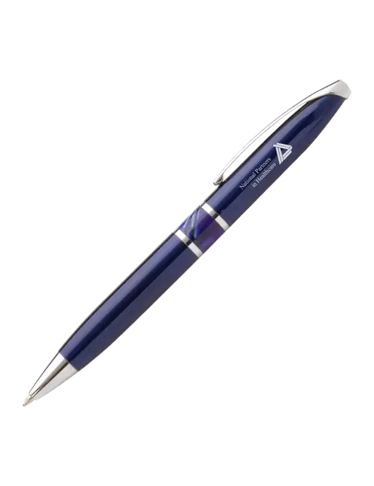 Illusion Navy Pen - Black Ink w/NPH Logo