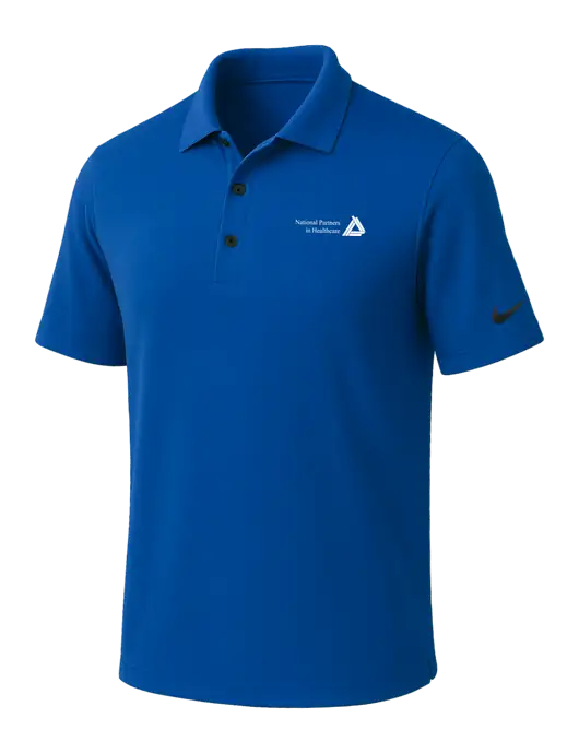NIKE Dark Royal Dri-Fit Micro Pique Polo w/NPH Logo