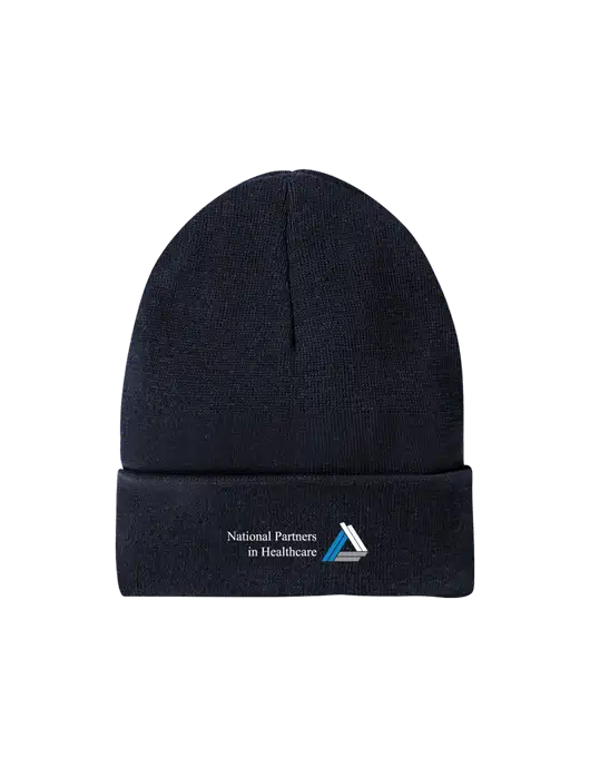 Recycled True Navy Beanie w/NPH Logo
