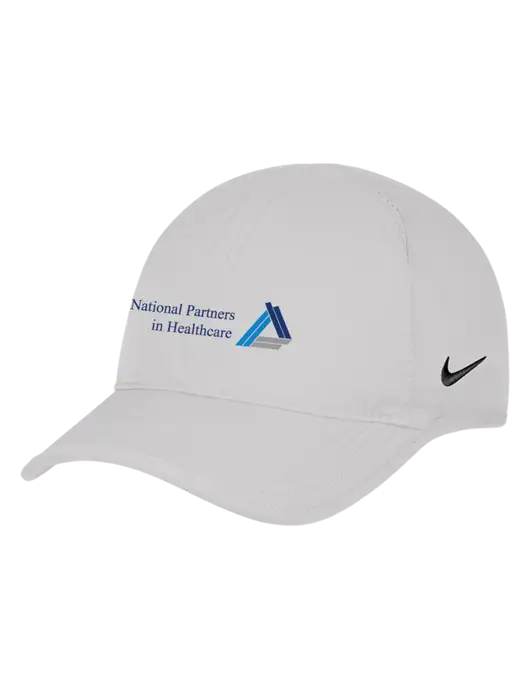 Nike White Featherlight Cap w/NPH Logo