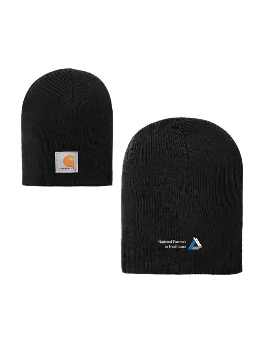 Carhartt Black Acrylic Knit Hat w/NPH Logo
