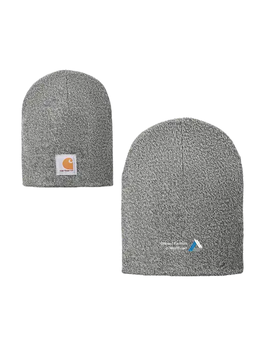 Carhartt Medium Grey Heather Acrylic Knit Hat w/NPH Logo