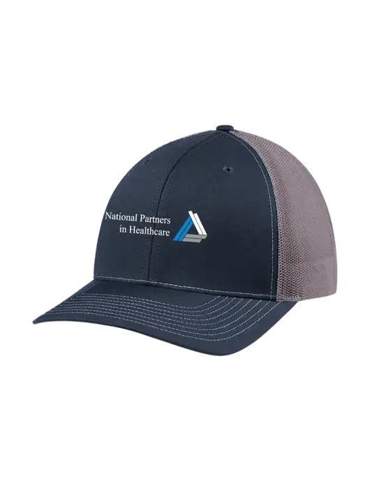 Richardson Adjustable Snapback Original 112 Trucker Cap Navy w/Charcoal Mesh w/NPH Logo