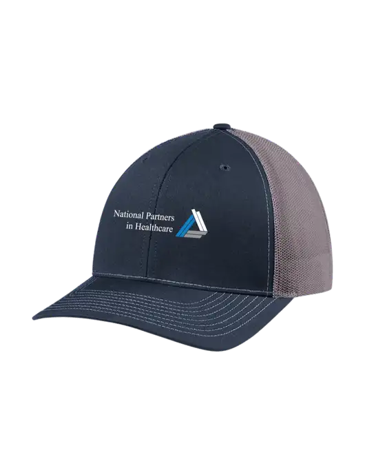 Richardson Adjustable Snapback Original 112 Trucker Cap Navy w/Charcoal Mesh w/NPH Logo