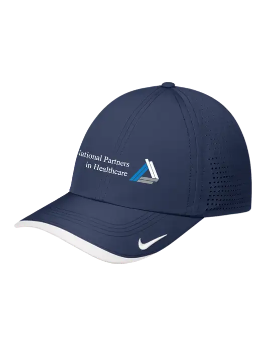 Nike Navy/White Dri-FIT Perforated Performance Cap w/NPH Logo